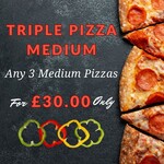 Triple Pizza Medium